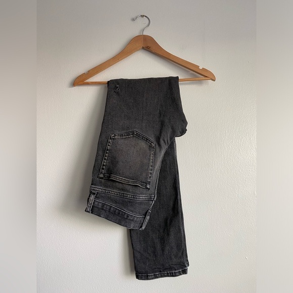 EVERLANE Men’s Black Gray Slim Faded Jeans Stretch Soft Classic Distressed 30x32 - Picture 3 of 9